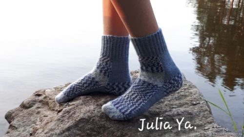 [Вязание] Носки «Каменный остров» (Julia Ya)