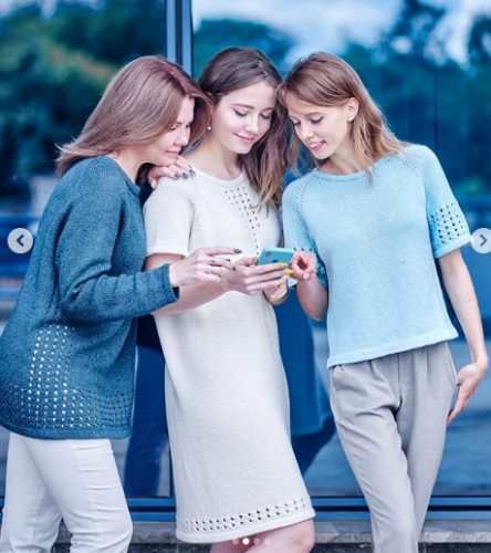 [Вязание] Платье, джемпер или топ «Tetris trio» (Юлия Соболь)