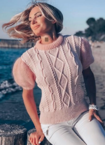 [Вязание] Пуловер «Аруба» (koledova_knit)