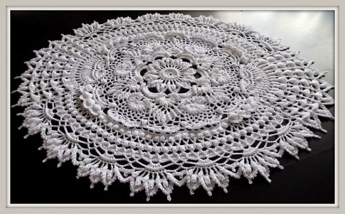 [Вязание] Салфетка «Romantic» (Olga Mattheis)