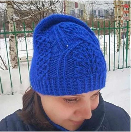 [Вязание] Шапка «Firebird_hat» ( Тимофеева Валентина)