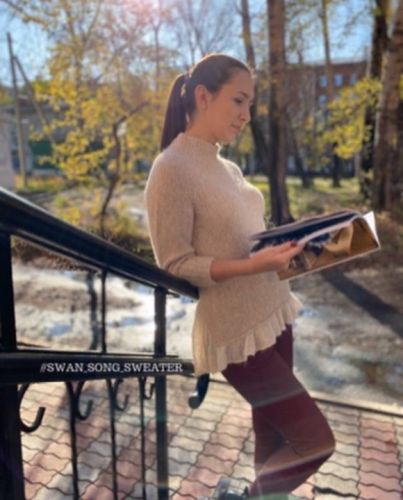 [Вязание] Свитер «Swan song» (Александра Зайцева)