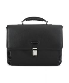 Портфель кожаный мужской Piquadro CA3111MO/N черный