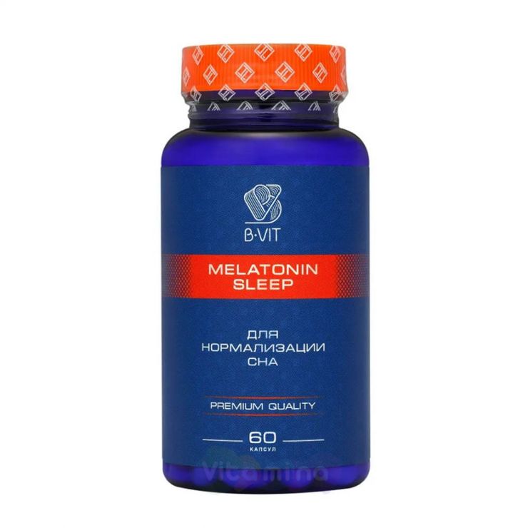 B-vit Мелатонин 1 мг, 60 капс.