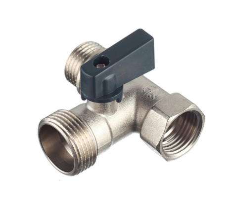 Кран шар 1/2"х1/2"х3/4" гшш ,трехпроходной  AQUALINK
