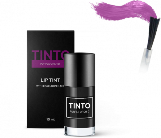 TINTO - Пленочный тинт для губ на основе минеральных пигментов PURPLE ORCHID