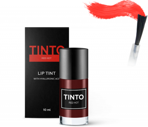 TINTO - Пленочный тинт для губ на основе минеральных пигментов RED HOT