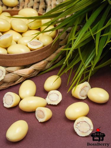 Миндаль в апельсиновой йогуртовой глазури