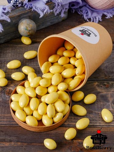 Миндаль в апельсиновой йогуртовой глазури