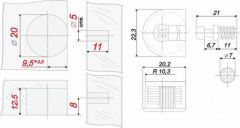 Купить Эксцентриковая стяжка белая B-fix + дюпель Boyard ST01/49/3/W/01 оптом и в розницу