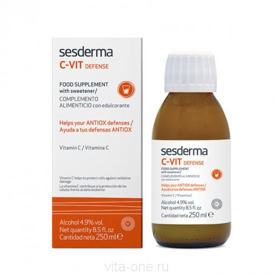 C-VIT DEFENSE – БАД к пище С-ВИТ дефенс Sesderma (Сесдерма) 250 мл