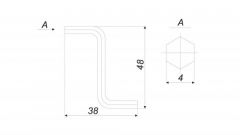 Купить Ключ-шестигранник S4*40 оцинкованный Boyard MT07/03/S4*40Zn/0 оптом и в розницу