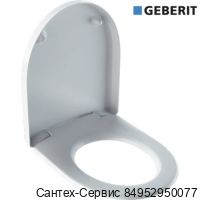 500.838.01.1 Сиденье для унитаза Geberit Renova Plan овальной формы с креплением СВЕРХУ