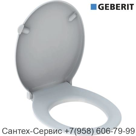572850000 Сиденье для унитаза Geberit Renova Comfort антибактериальное, крепление СНИЗУ