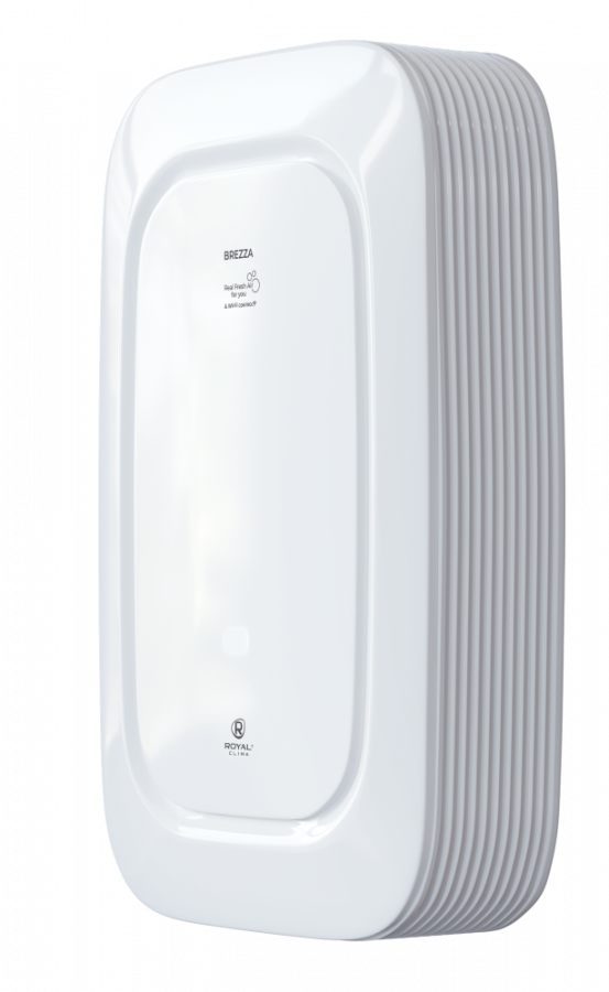 Приточно-очистительный комплекс Royal Clima BREZZA RCB 150 LUX с Wi-Fi модулем, 75 м2, 150 м3/ч, ионизация