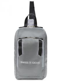 Рюкзак Swissgear с одним плечевым ремнем, серый, 18x5x33 см, 4 л, (3992424550)