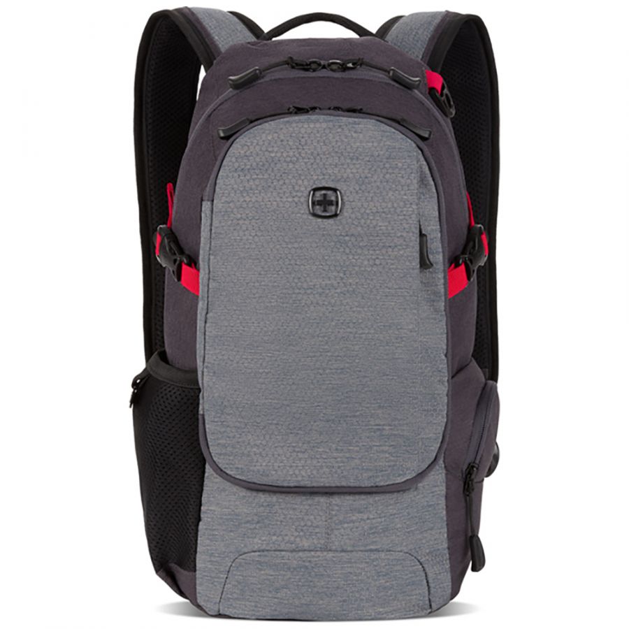 Рюкзак Swissgear, серый, 24х15,5х46 см, 15,5 л, (3598401409)