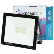 Прожектор свтд ECOLA 50W 220V 6000К IP65 черн.тонк