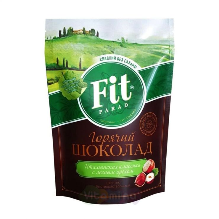 Fit Parad Горячий шоколад с лесным орехом, 200 гр