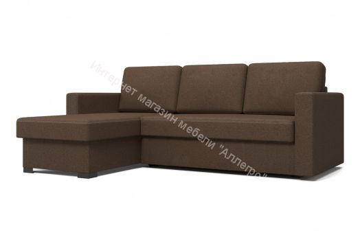 Диван угловой Джессика левый (УЛ) Montreal 36, 58, 72, 83 (Рогожка)