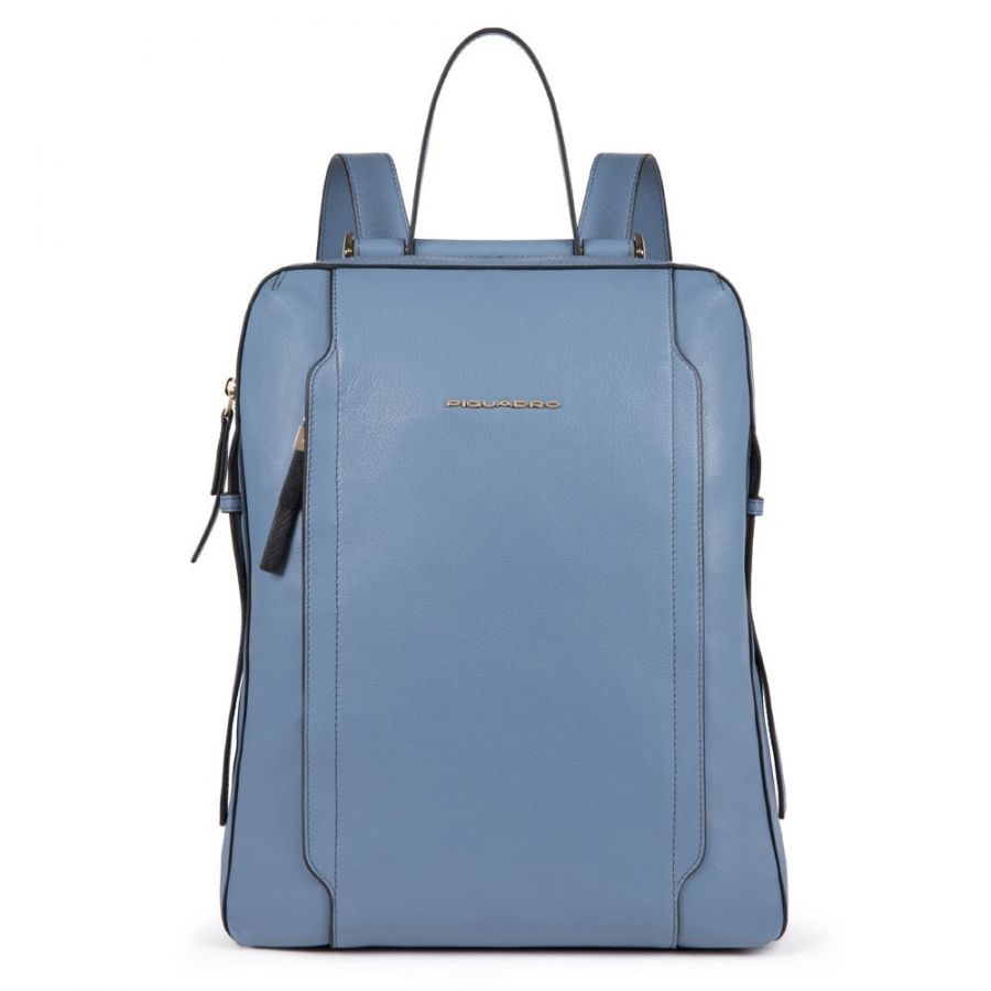 Женский кожаный рюкзак Piquadro CA4576W92/AV2 голубой