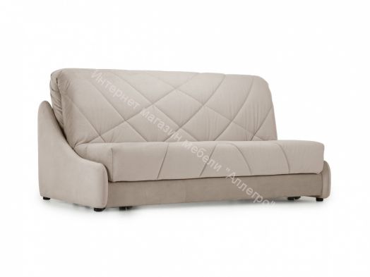 Диван-кровать Мигель-1,6 (Velutto 04, 06, 10 (велюр) бежевый, светло-коричневый, светло-сиреневый)