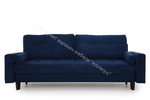 Диван-кровать Лоретт (Galaxy 14, 16, 21 (велюр) синий, бежевый, серый)