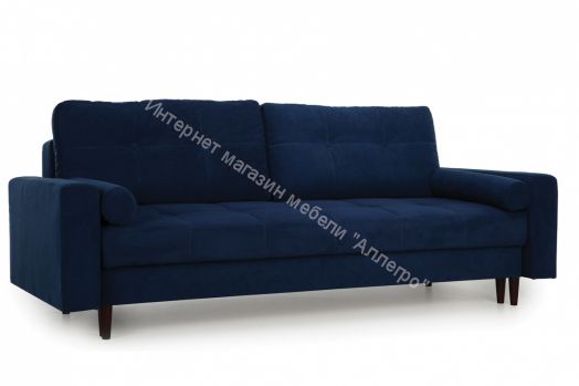 Диван-кровать Лоретт (Galaxy 14, 16, 21 (велюр) синий, бежевый, серый)
