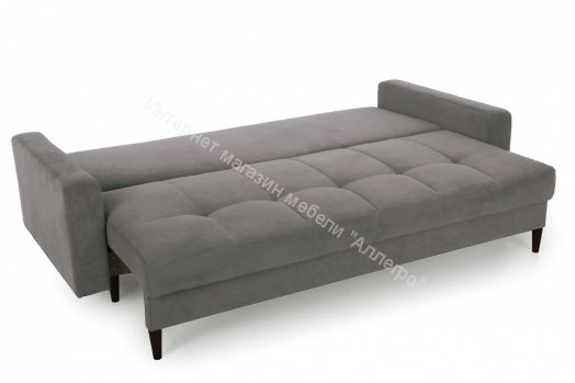 Диван-кровать Лоретт (Galaxy 14, 16, 21 (велюр) синий, бежевый, серый)