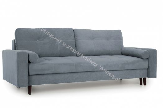 Диван-кровать Лоретт (Galaxy 14, 16, 21 (велюр) синий, бежевый, серый)