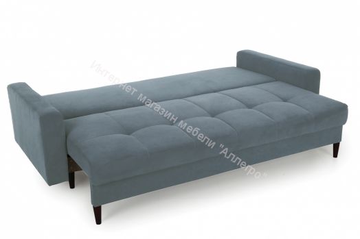 Диван-кровать Лоретт (Galaxy 14, 16, 21 (велюр) синий, бежевый, серый)
