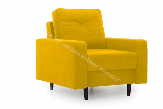 Кресло Лоретт (Galaxy 07 (велюр) желтый)