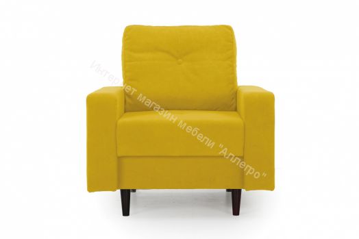 Кресло Лоретт (Galaxy 07 (велюр) желтый)