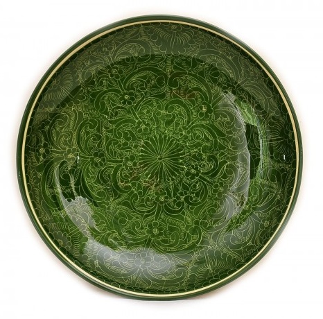 Блюдо 32см зеленое