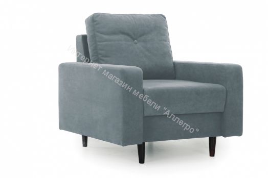 Кресло Лоретт (Galaxy 21 (велюр) серый)