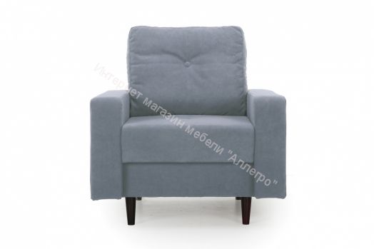 Кресло Лоретт (Galaxy 21 (велюр) серый)