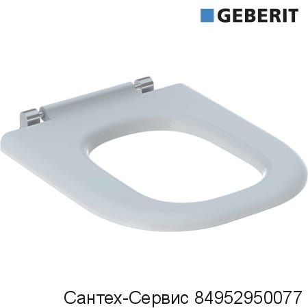 572840000 Сиденье без крышки унитаза Geberit Renova Comfort, безбарьерное, прямоугольный дизайн