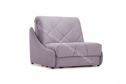 Кресло-кровать Мигель-0,8 (Velutto 10 (велюр) светло-сиреневый)