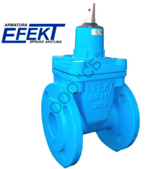 Задвижка фланцевая клиновая  F4 GGG DUCTILE IRON EFEKT Armatura