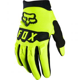 Fox Dirtpaw Youth Fluorescent Yellow перчатки для мотокросса подростковые