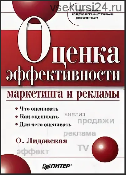 Оценка эффективности маркетинга и рекламы. Готовые маркетинговые решения (Ольга Лидовская)