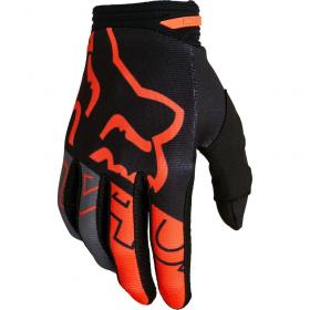 Fox 180 Skew Black/Orange (2022) перчатки для мотокросса