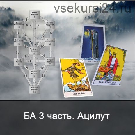 [Школа Меньшиковой] 1 курс Таро Большие Арканы. 3 этап – мир Ацилут (Ксения Меньшикова)