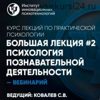 Большая лекция №2. Психология познавательной деятельности (Сергей Ковалев)