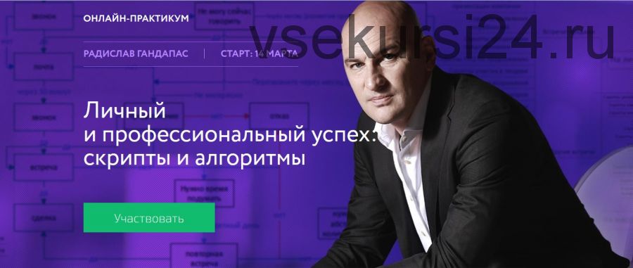 Личный и профессиональный успех: скрипты и алгоритмы (Радислав Гандапас)