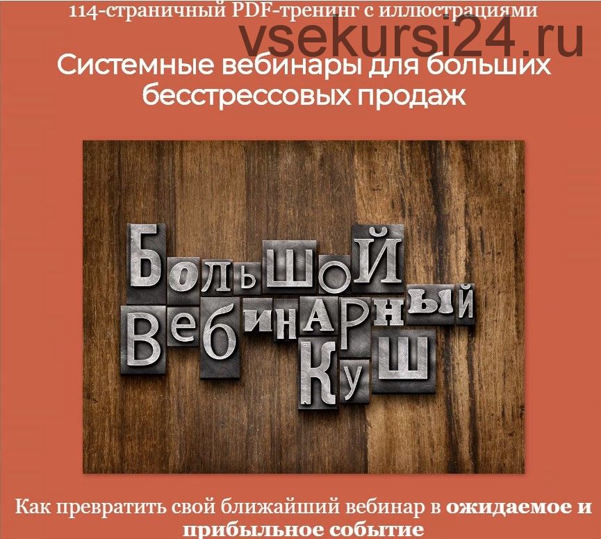 Большой вебинарный куш (Андрей Цыганков)