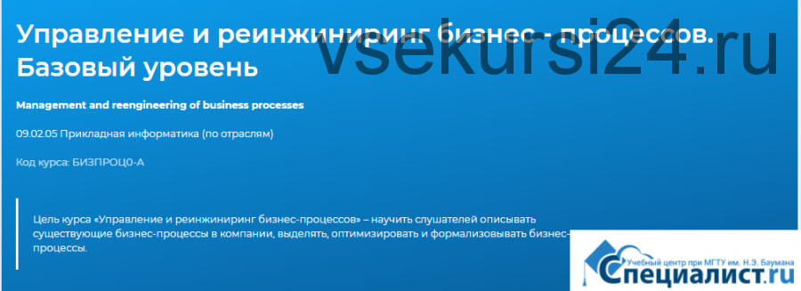 Управление и реинжиниринг бизнес-процессов. Базовый уровень (Сергей Новиков)