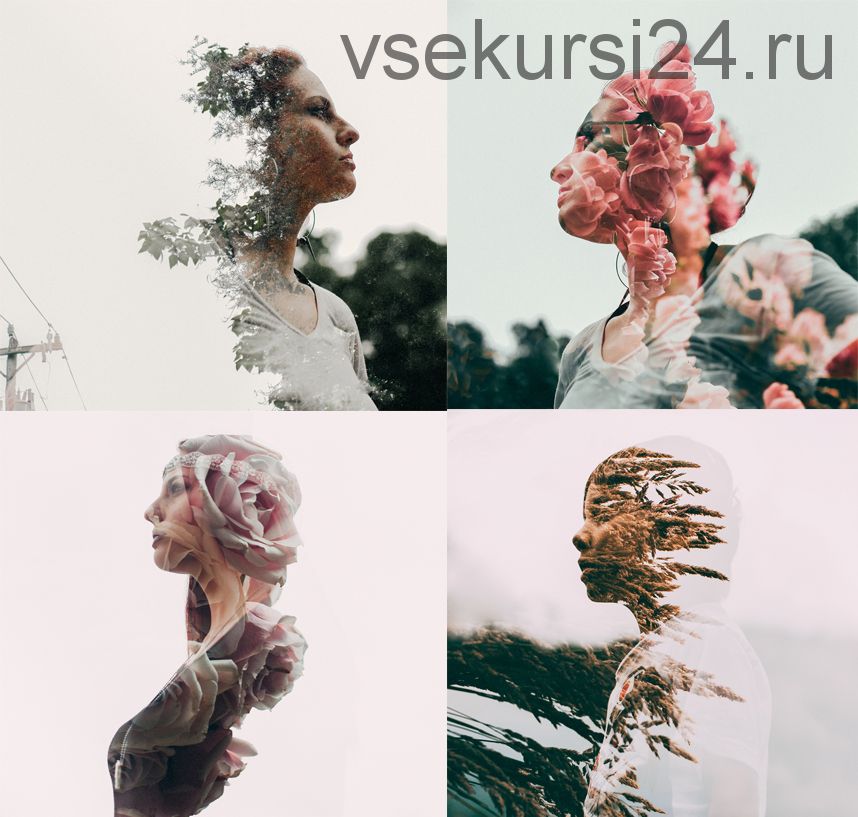 Double Exposure Photography. Двойная Экспозиция + Пресеты (Mark Maya)