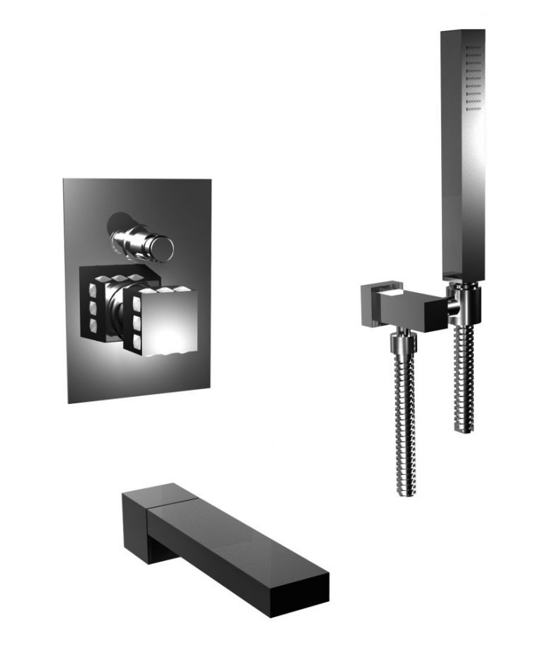 Изображение Прогрессивный смеситель для душа Bongio PURE GLAM 3P530/D