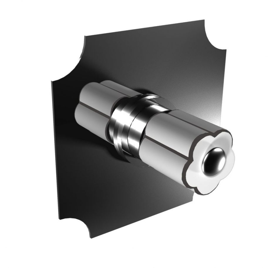 Изображение Прогрессивный смеситель для душа Bongio FLEUR BLANC & NOIR 11524 BLANC - 12524 NOIR